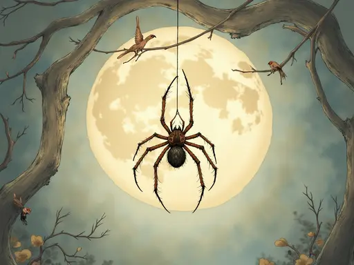 Illustrazione del sogno: ragno